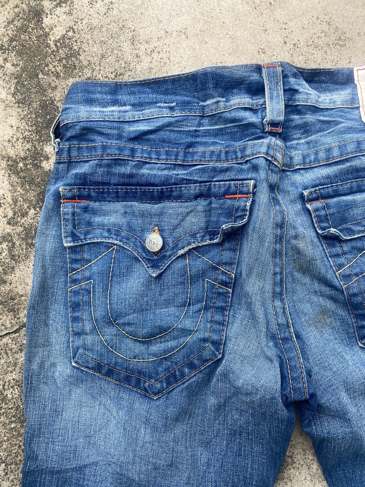 If Six Was Nine × Japanese Brand × True Religion True Religion Straight Cut Jeans Size US 37 - 15 Thumbnail