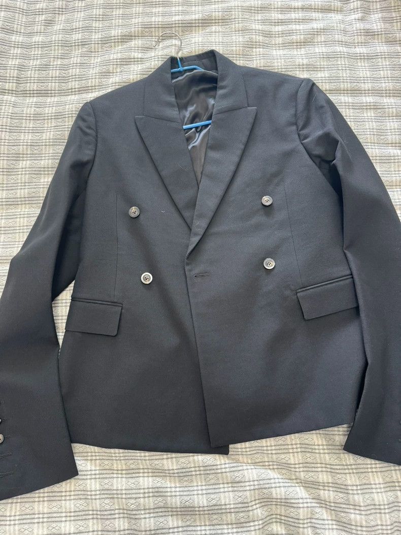 Rick Owens Rick Owens Wool double-breasted lapel long sleeve suit-2505 Size US M / EU 48-50 / 2 - 1 Thumbnail