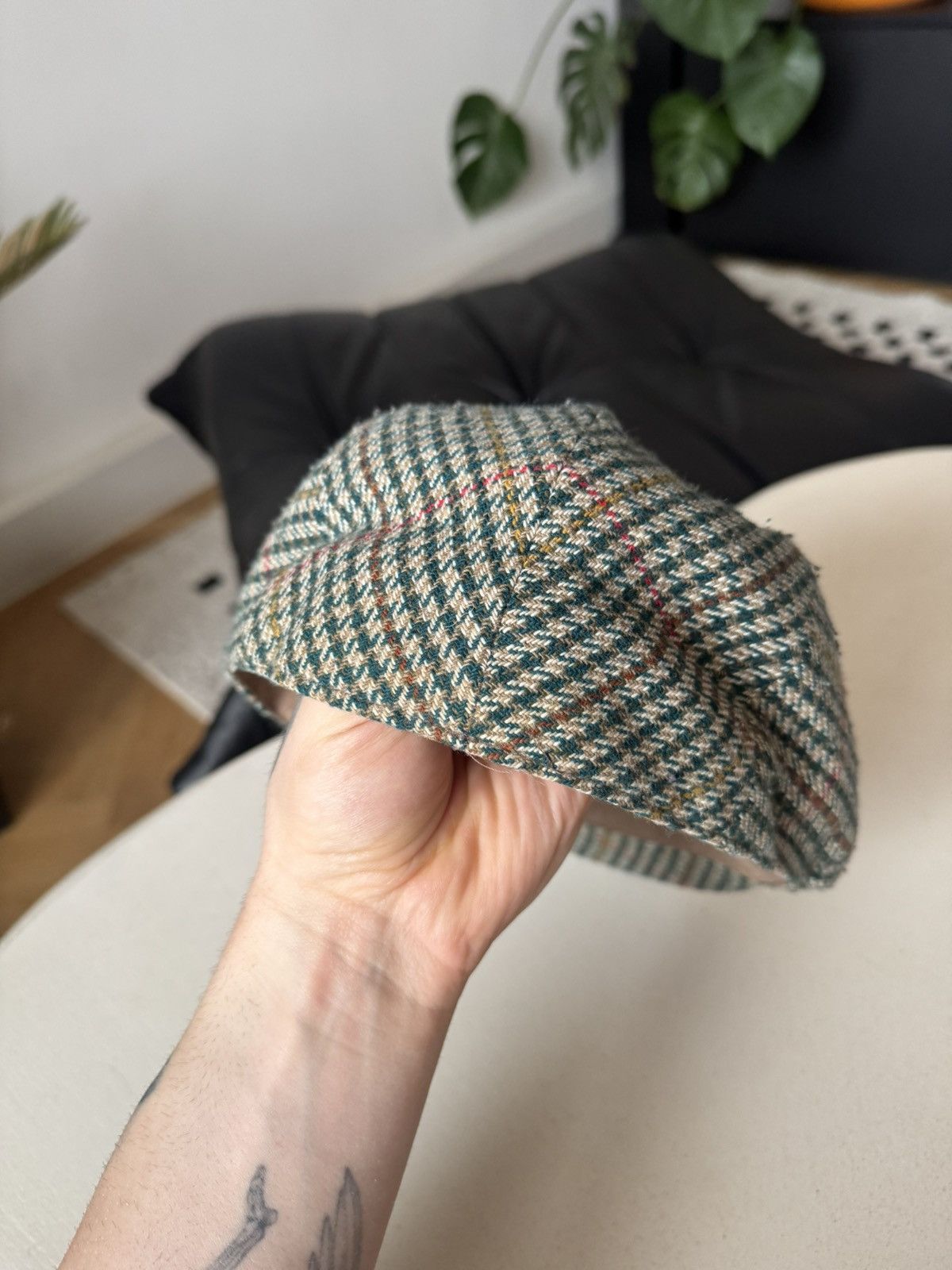 Barbour Barbour Vintage Wool Beret Cap Casual Plaid Rare Old Money Size ONE SIZE - 3 Thumbnail