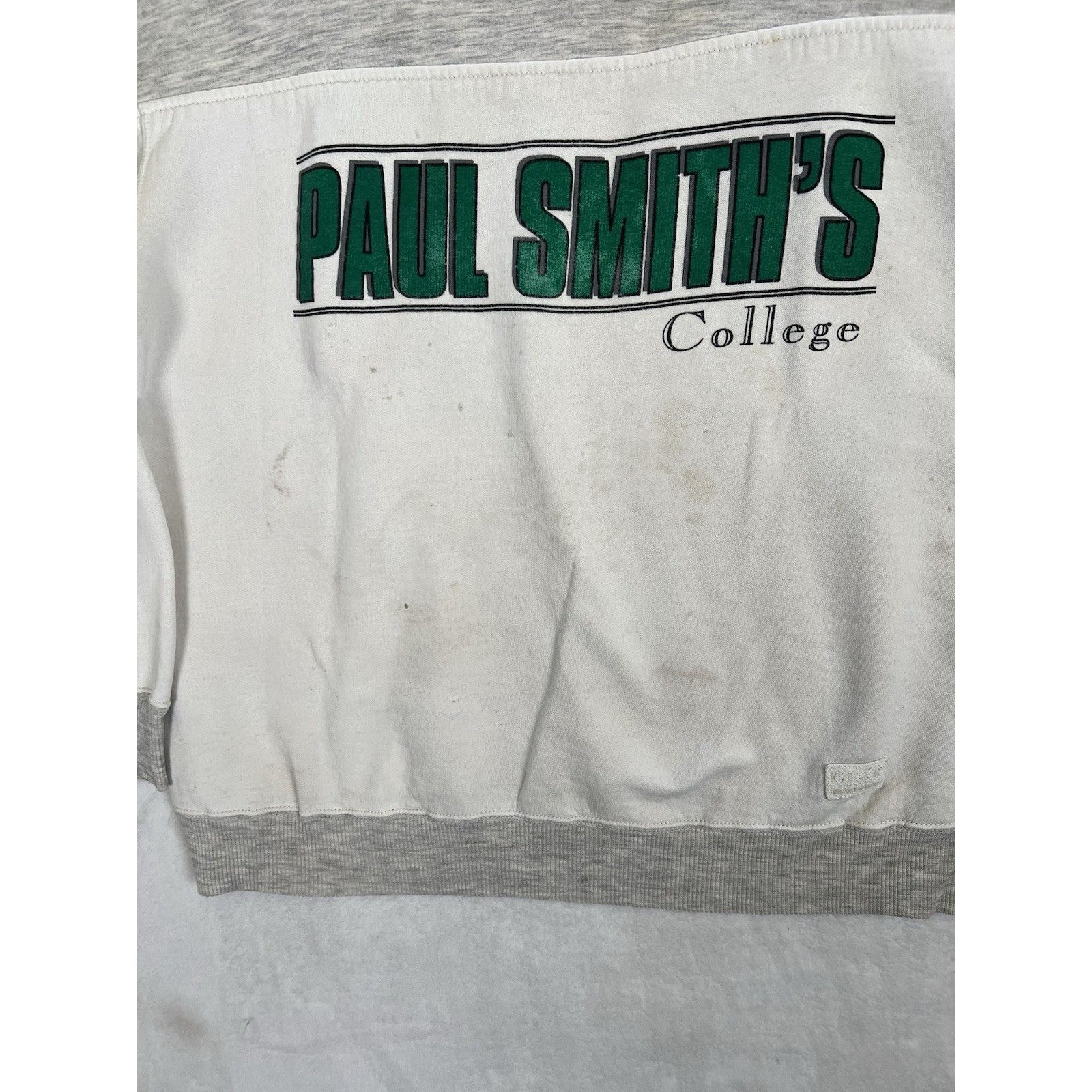 Vintage Vintage Paul Smith’s College Crewneck Sweatshirt Size XL 90s Size US XL / EU 56 / 4 - 4 Thumbnail
