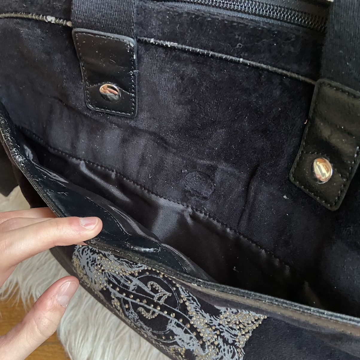Juicy Couture × Vintage 📌 Vintage Juicy Couture Laptop Y2K Bag Size ONE SIZE - 6 Thumbnail