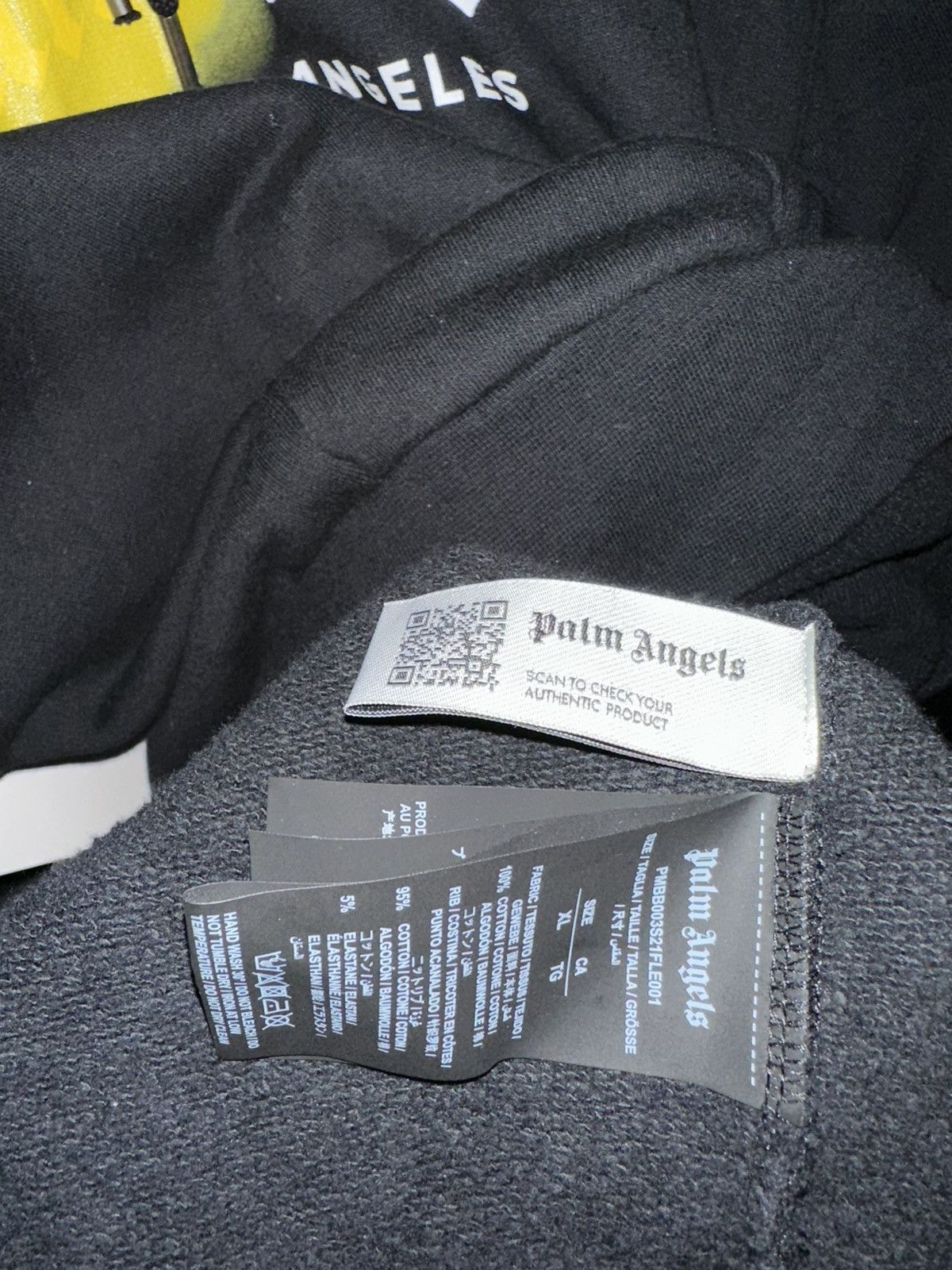 Palm Angels Palm Angels Black&Yellow Jacket XL Size US XL / EU 56 / 4 - 3 Thumbnail