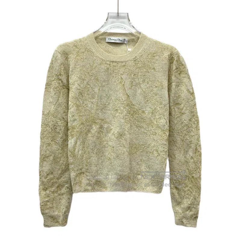 Dior Dior 22 champagne-coloured floral gold silk embroidery cas Size XS / US 0-2 / IT 36-38 - 1 Thumbnail