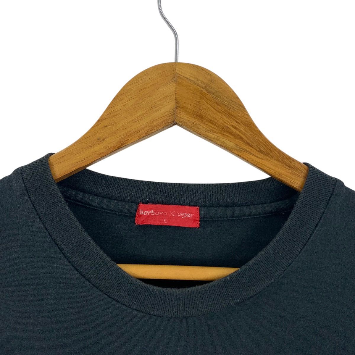 Barbara Kruger × Vintage Vintage BARBARA KRUGER happy sad awake time art printed tee Size US L / EU 52-54 / 3 - 8 Thumbnail