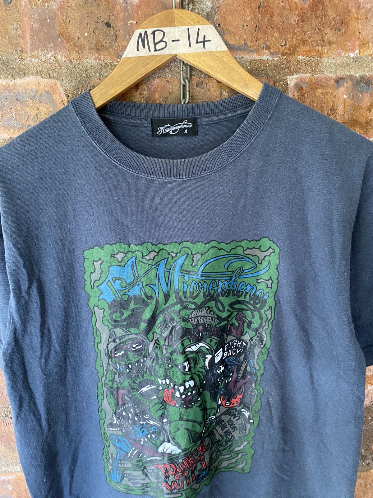 Hysteric Glamour 2000s Nine microphone graphic tee Size US M / EU 48-50 / 2 - 3 Thumbnail