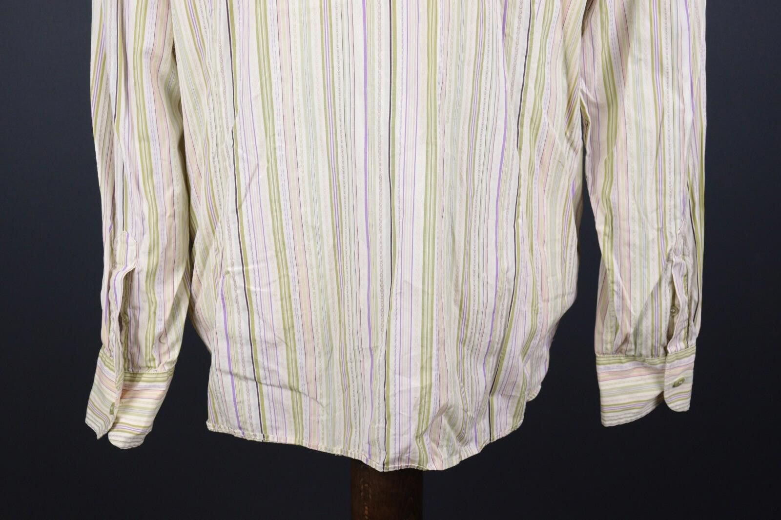 Ted Baker Ted Baker London Stiped Luxury Button Down Shirt Size 6 Size US M / EU 48-50 / 2 - 7 Thumbnail