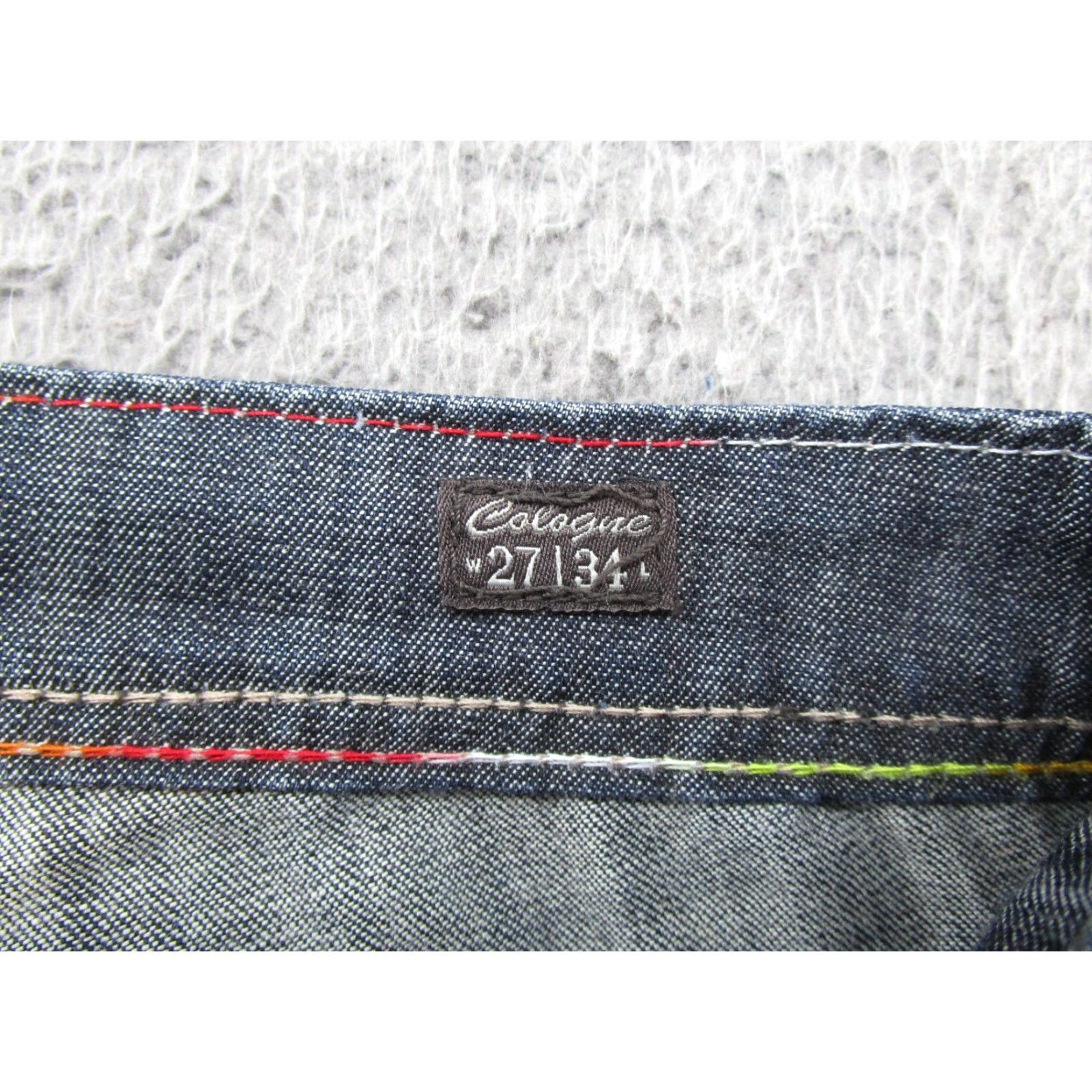 Denime MEK Voyager Jeans Denim Women's 27x34 Blue Straight Casual READ 30x31 Size 27 Womens Jeans MEK Voyager Denim Blue 27 Size 27" / US 4 / IT 40 - 3 Thumbnail