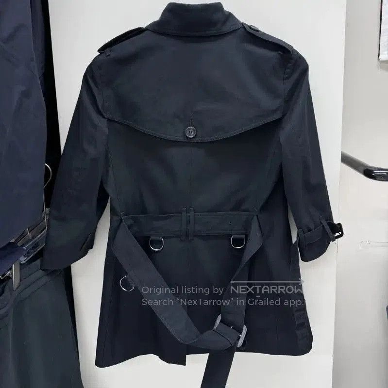 Burberry Burberry Women's Black Trench Coat M Size. Size M / US 6-8 / IT 42-44 - 2 Thumbnail