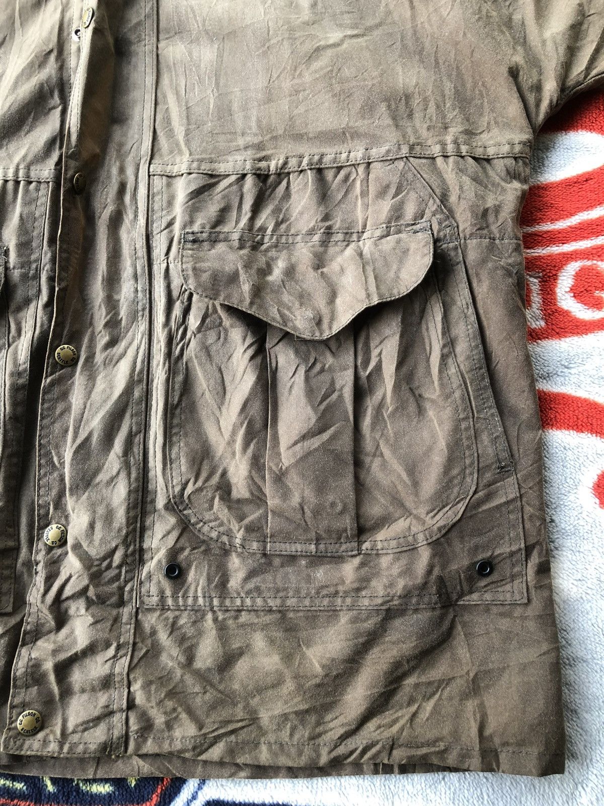 Filson Vintage CC Filson Waxed Jacket Parka Size US M / EU 48-50 / 2 - 12 Thumbnail