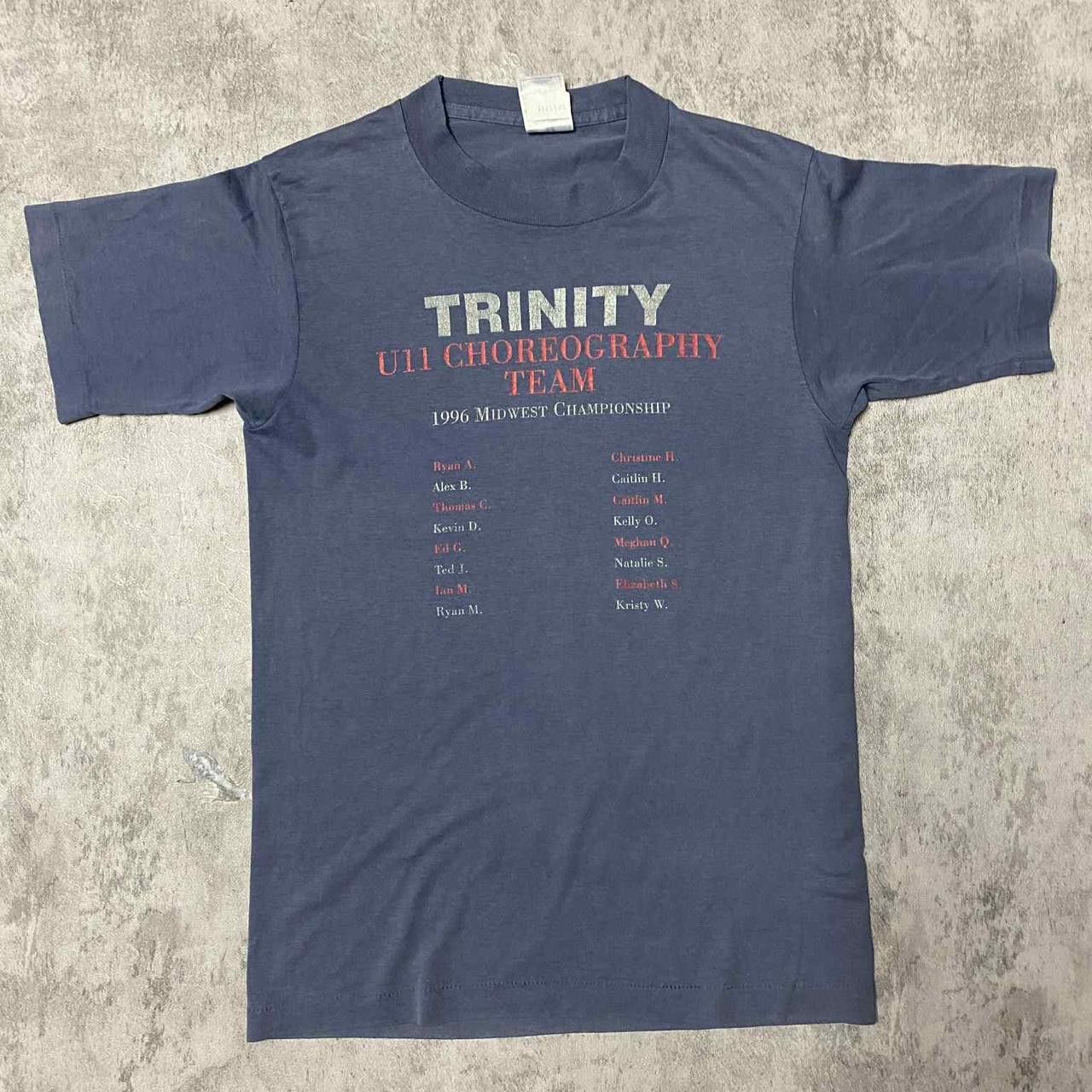 Fruit Of The Loom Navy vintage 1996 Trinity ULI Choreography Team Size US S / EU 44-46 / 1 - 1 Thumbnail