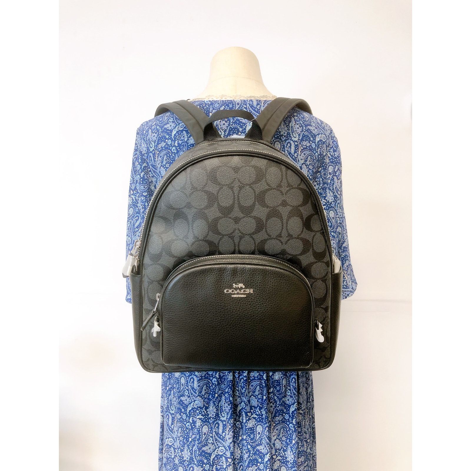 Coach Coach 5671 Court Backpack In Signature Canvas Size ONE SIZE - 1 Thumbnail