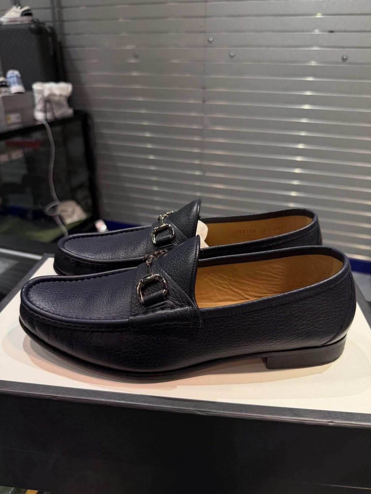 Gucci GUCCI $1050 Horesebit 1953 Men's Loafer Blue 7G+/8US 1 Size US 8 / EU 41 - 7 Thumbnail