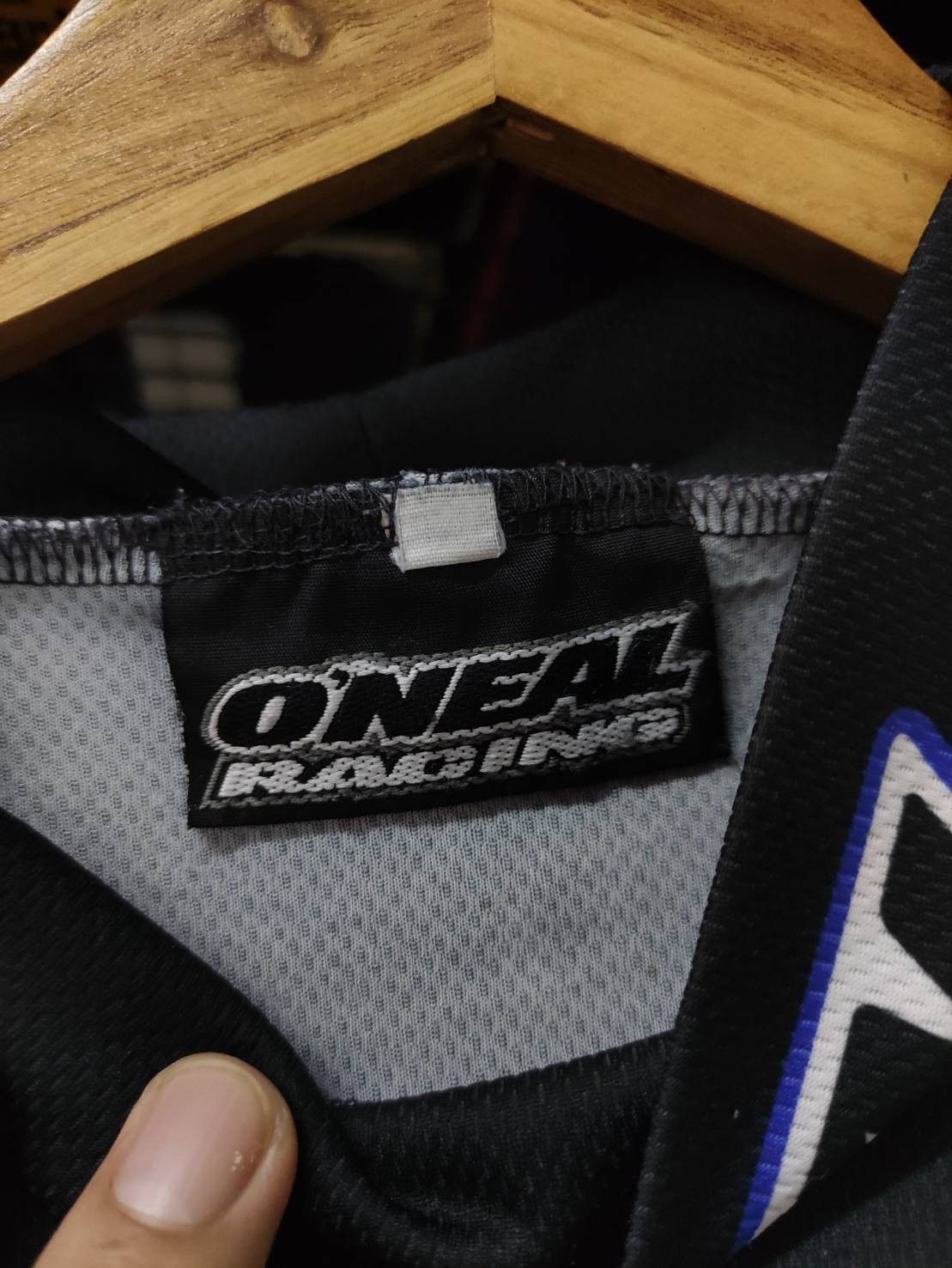 Fox Racing Vtg 90's O'Neal Motocross Racing USA DirtBike Racing Jersey Size US L / EU 52-54 / 3 - 4 Thumbnail