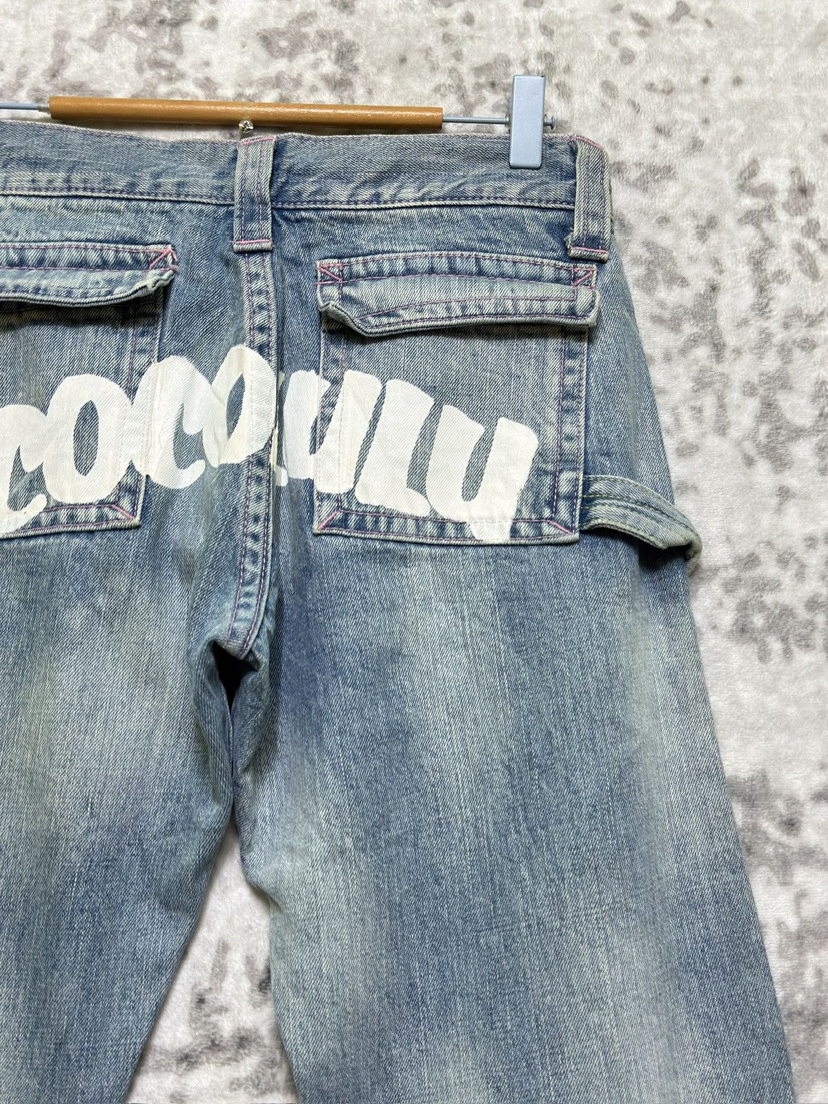 Japanese Brand Y2k COCOLULU Ketsururu Logo Carpenter Jeans Japanese Size US 30 / EU 46 - 9 Thumbnail