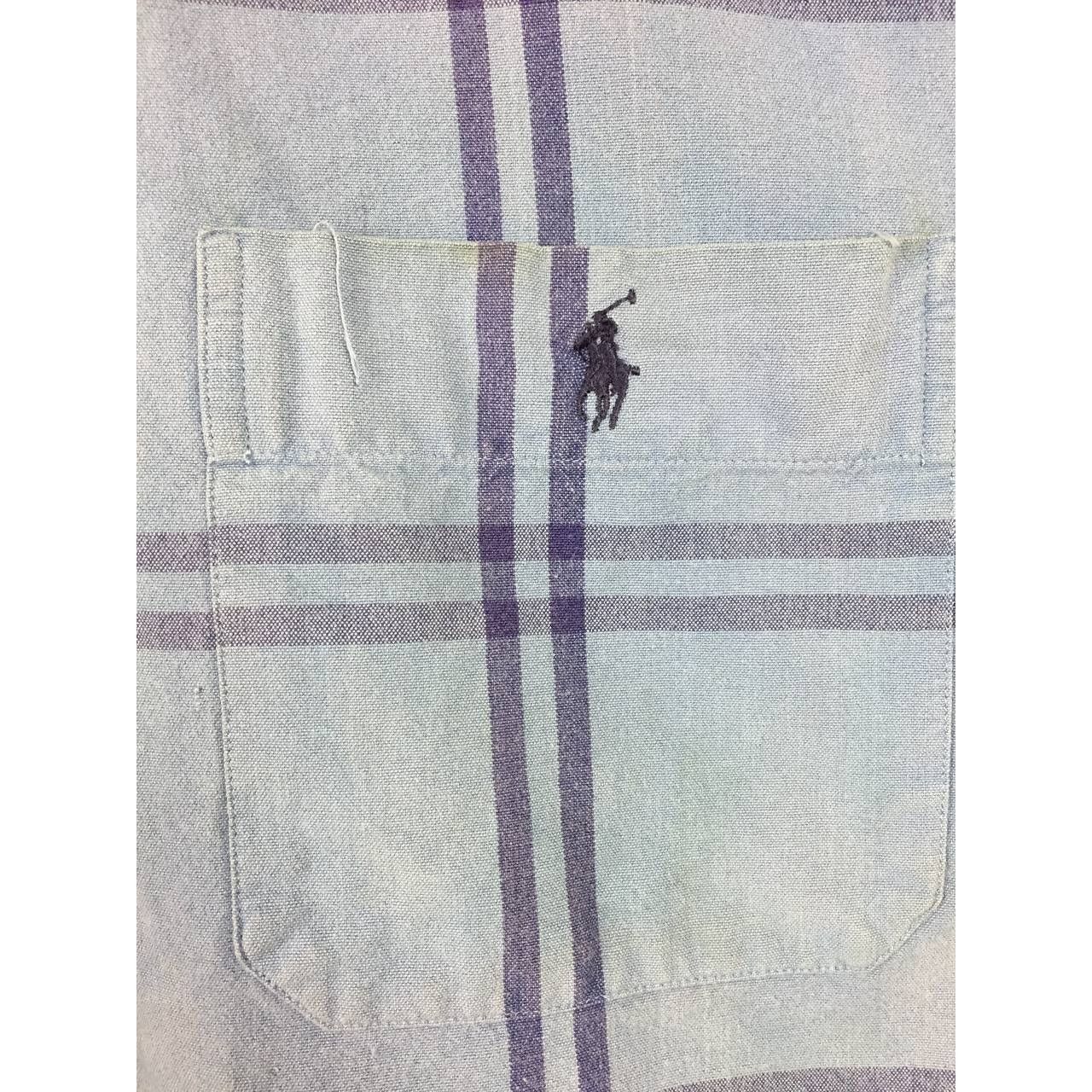 Polo Ralph Lauren × Vintage Vtg Polo Ralph Lauren Adams Short Sleeve Plaid Shirt Size US M / EU 48-50 / 2 - 8 Thumbnail