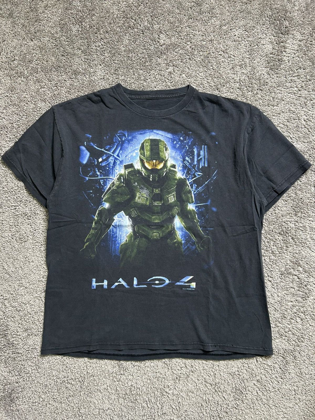 Vintage Vintage Y2K Halo 4 Master Chief Faded Tee 2012 Size US L / EU 52-54 / 3 - 1 Thumbnail