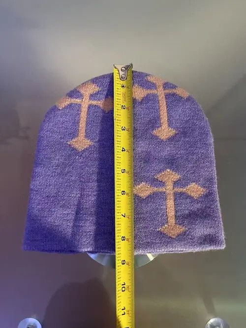 Other Gothic Cross Beanie (purple lavender) Size ONE SIZE - 4 Thumbnail