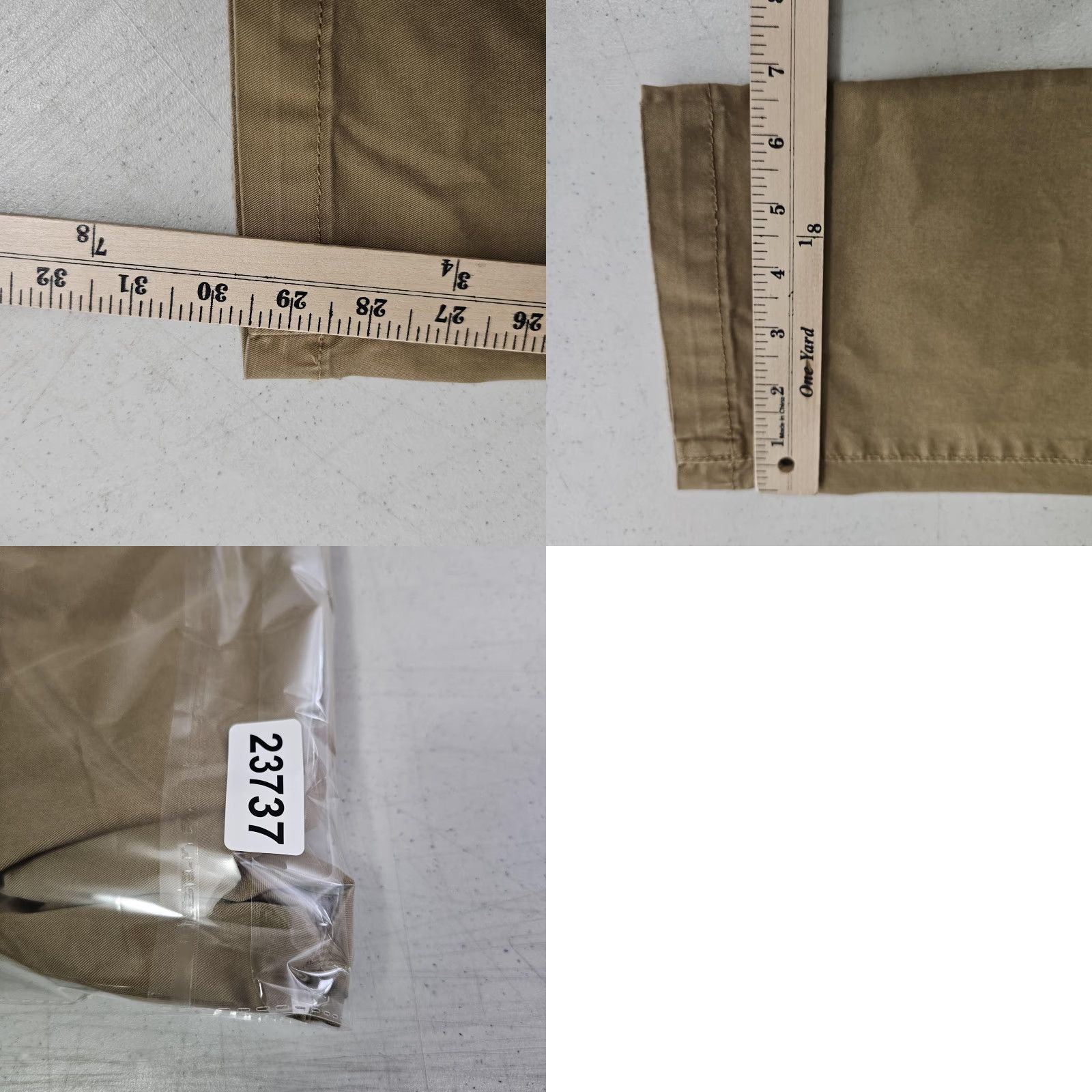 American Eagle Outfitters American Eagle Pants Mens 33x30 Khaki Slim Flex Chino Stretch Casual Size US 33 - 9 Thumbnail