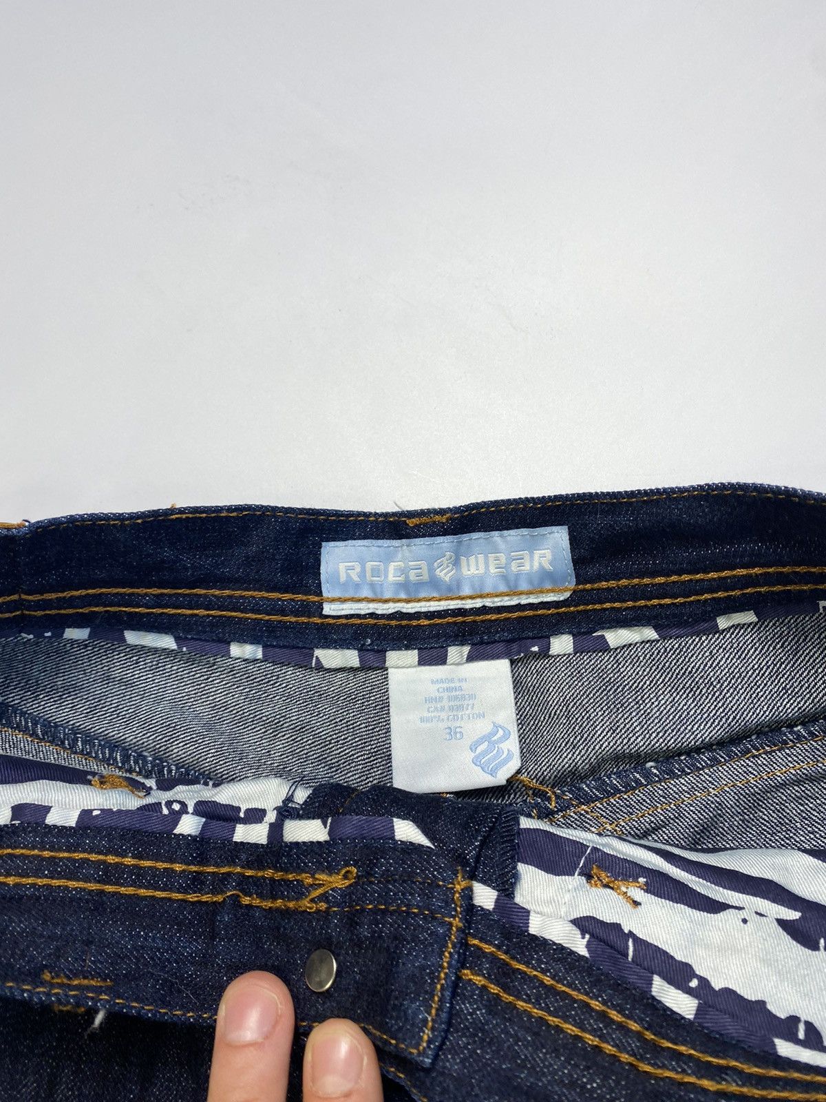 Rocawear Vintage Rocawear Baggy Denim y2k Rap Shorts Size 32 Size US 36 / EU 52 - 9 Thumbnail