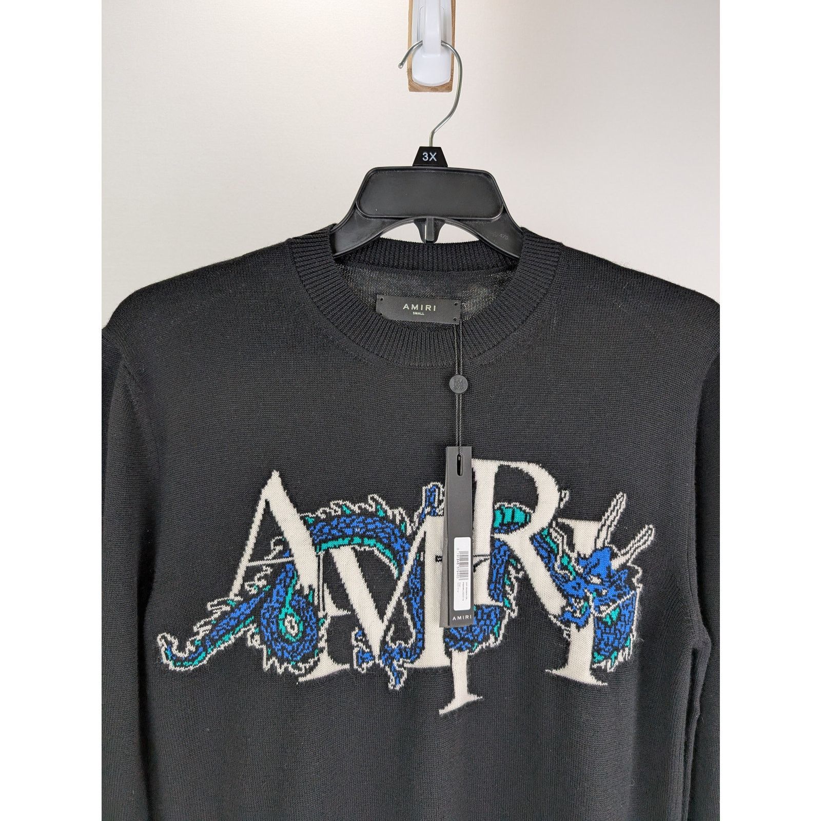Amiri o1rshd1 CNY Dragon Crewneck Sweatshirt in Black Size US S / EU 44-46 / 1 - 7 Thumbnail