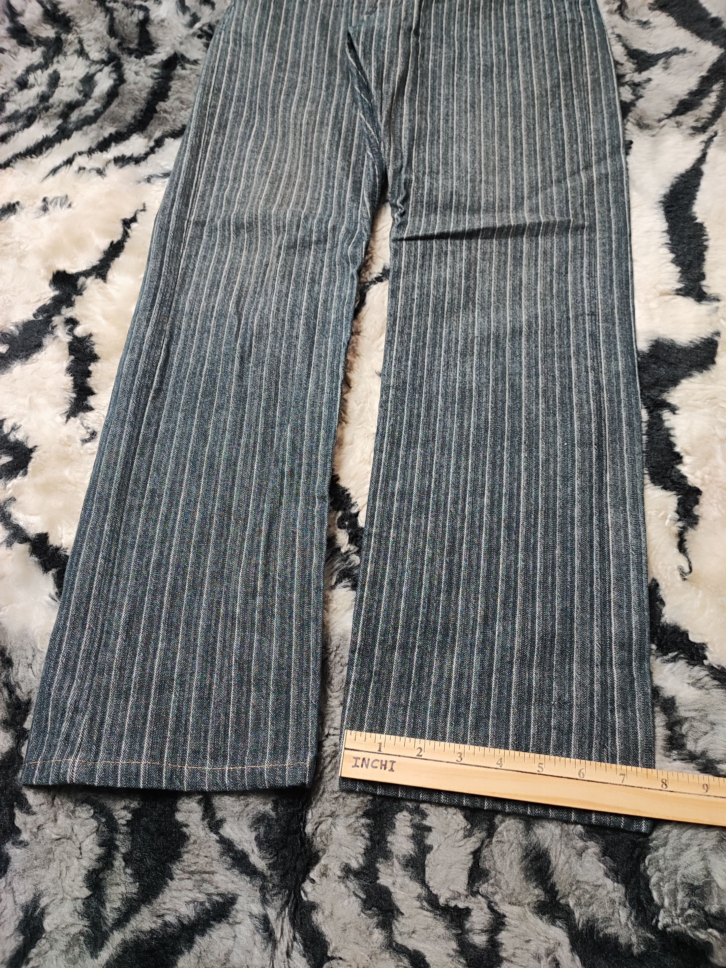 Undercover ROOT THREE HEAVY COTTON STRIPE CHINO PANTS JEANS Size US 29 - 7 Thumbnail