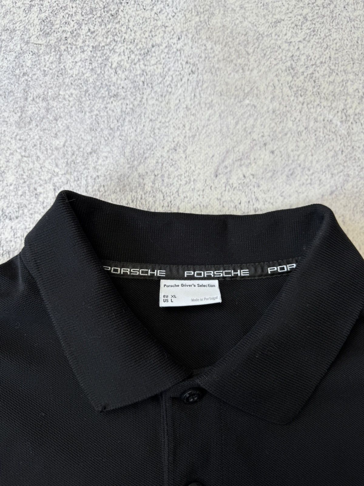 Porsche Design Mens Porches Driver’s Black Polos Size US XL / EU 56 / 4 - 10 Thumbnail