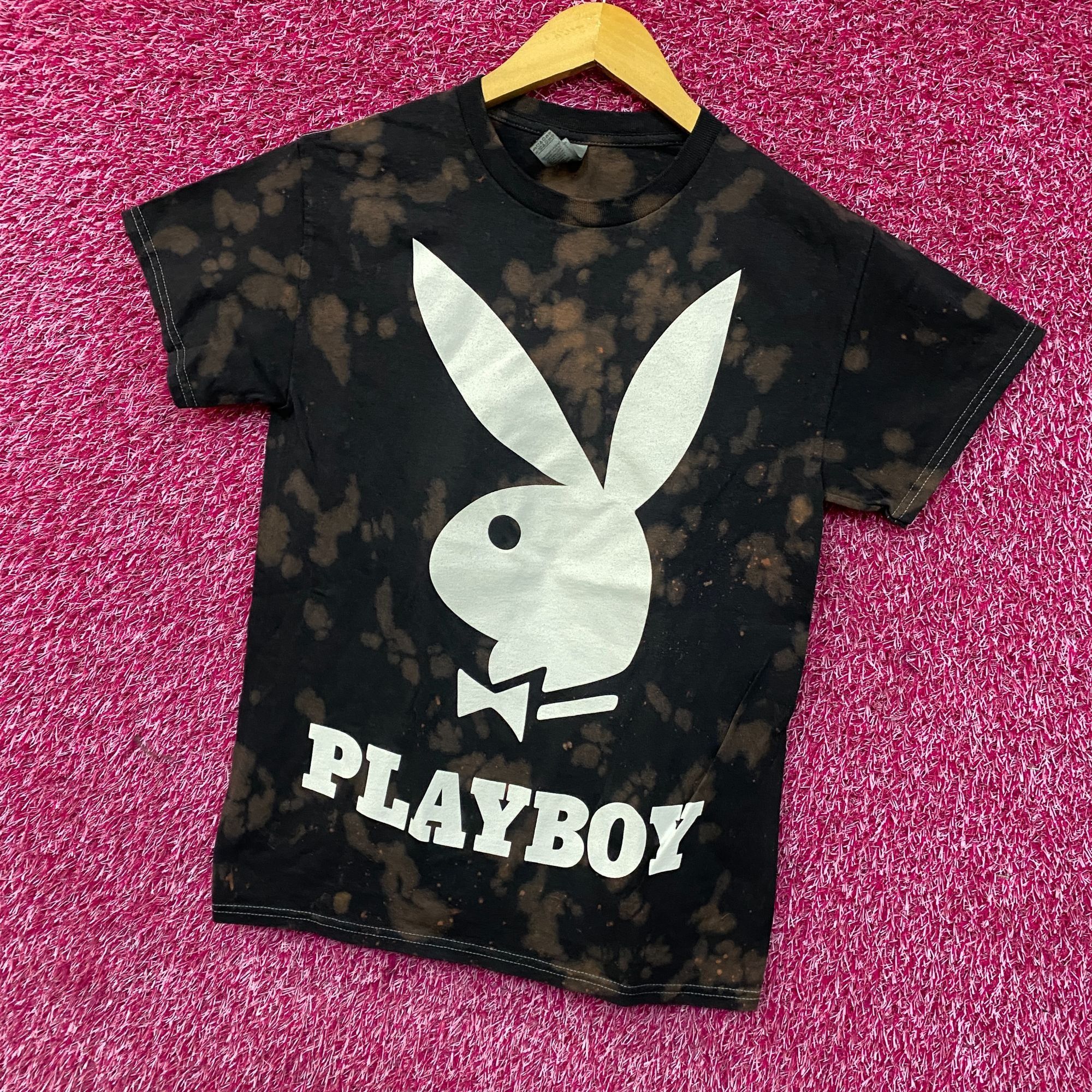 Playboy Playboy Bleach Tie-Dye Graphic T-Shirt Small Size US S / EU 44-46 / 1 - 3 Thumbnail
