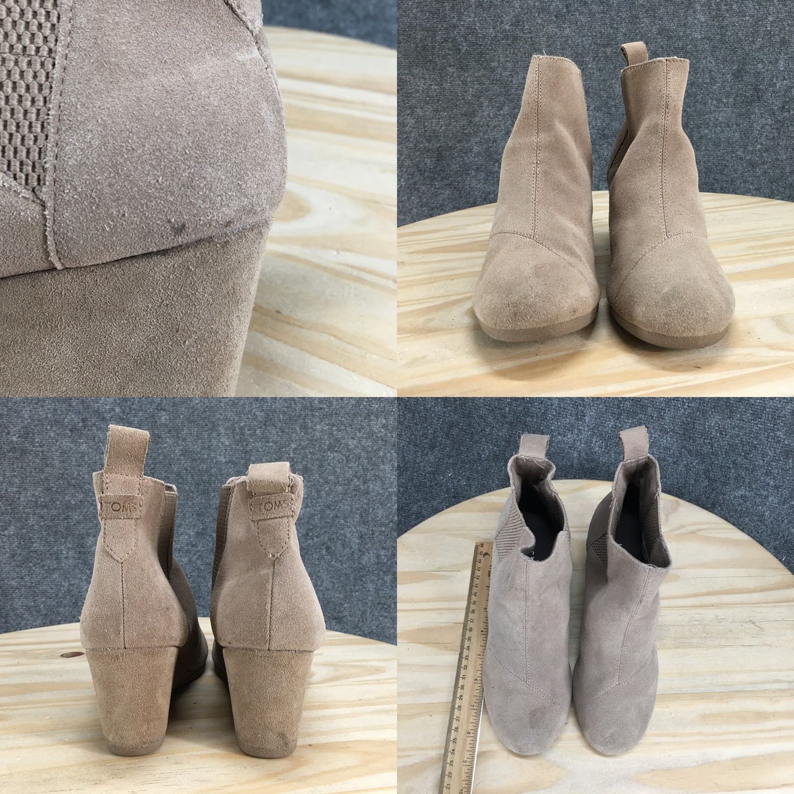 Toms TOMS Boots Womens 8 Black Kayley Wedge Chelsea Brown Suede Ankle Booties Casual - Boots - Women - Brown - Suede - Wedge - Chelsea - Casual Size US 8 / IT 38 - 8 Thumbnail