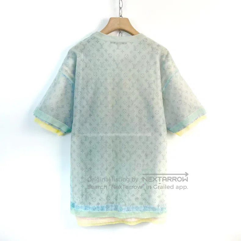 Louis Vuitton Louis Vuitton Colorful organza full print short sleeve Size US L / EU 52-54 / 3 - 2 Thumbnail