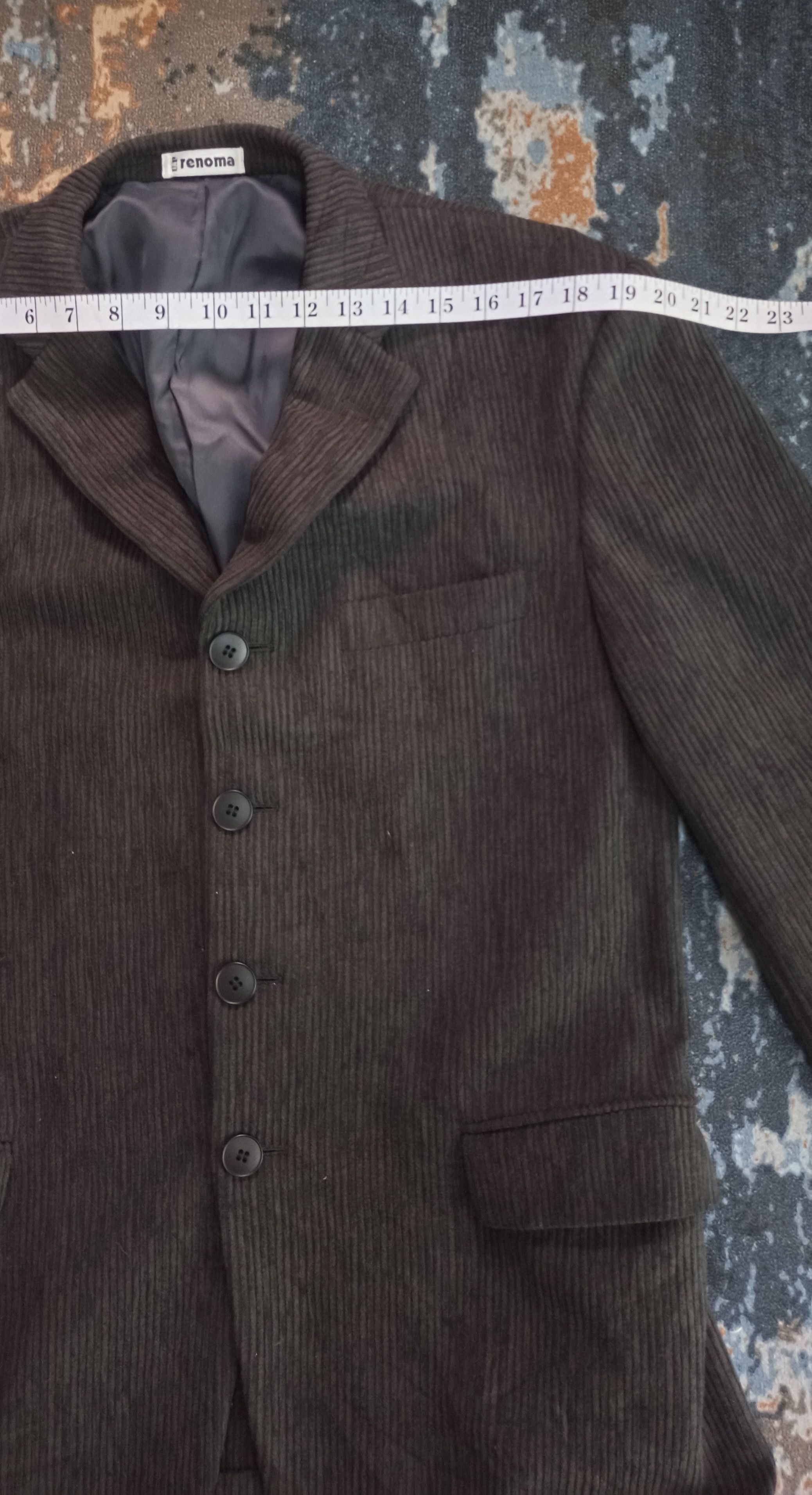Renoma Rare🔥 UP Renoma Corduroy Button Up Blazer Size US M / EU 48-50 / 2 - 12 Thumbnail