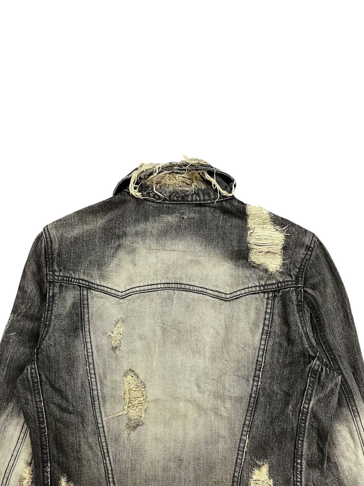 Japanese Brand 2000s GOA - Distressed Denim Jacket Size US M / EU 48-50 / 2 - 8 Thumbnail