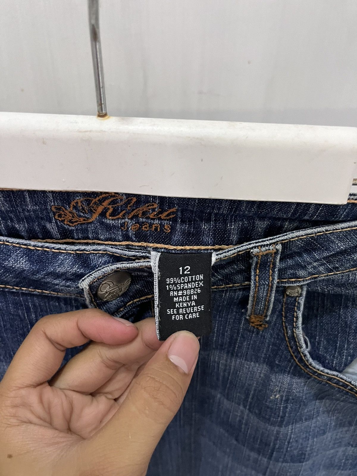 Designer × Japanese Brand Vtg Kikit Designer Denim pants W34 Size 34" / US 12 / IT 48 - 5 Thumbnail