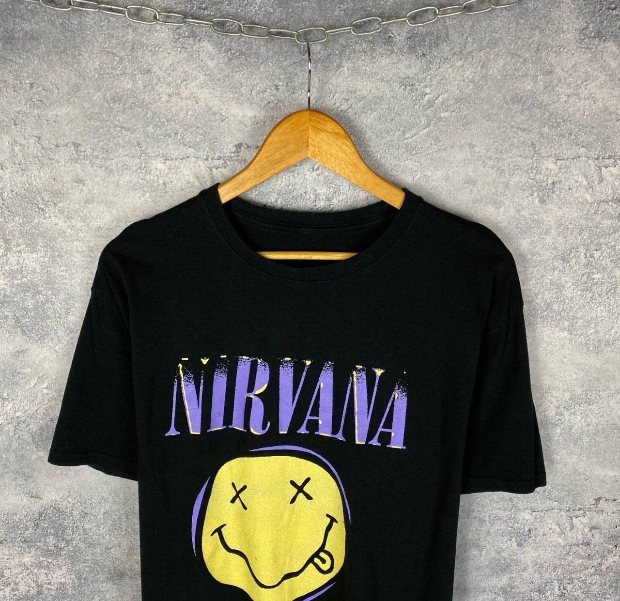 Nirvana Nirvana Tee Men's Size L Black Short Sleeve ` Size US L / EU 52-54 / 3 - 2 Thumbnail