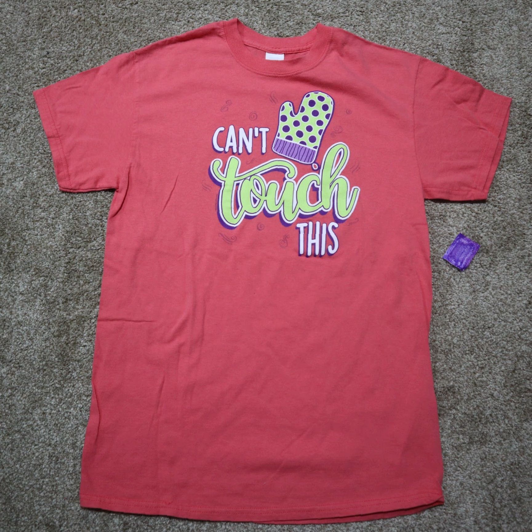 Vintage Can't Touch This Tee T-Shirt Pink Unisex Adults Regular Size M Men's Shirt Short Sleeve 100% Cotton Artopia.com Size US M / EU 48-50 / 2 - 2 Thumbnail