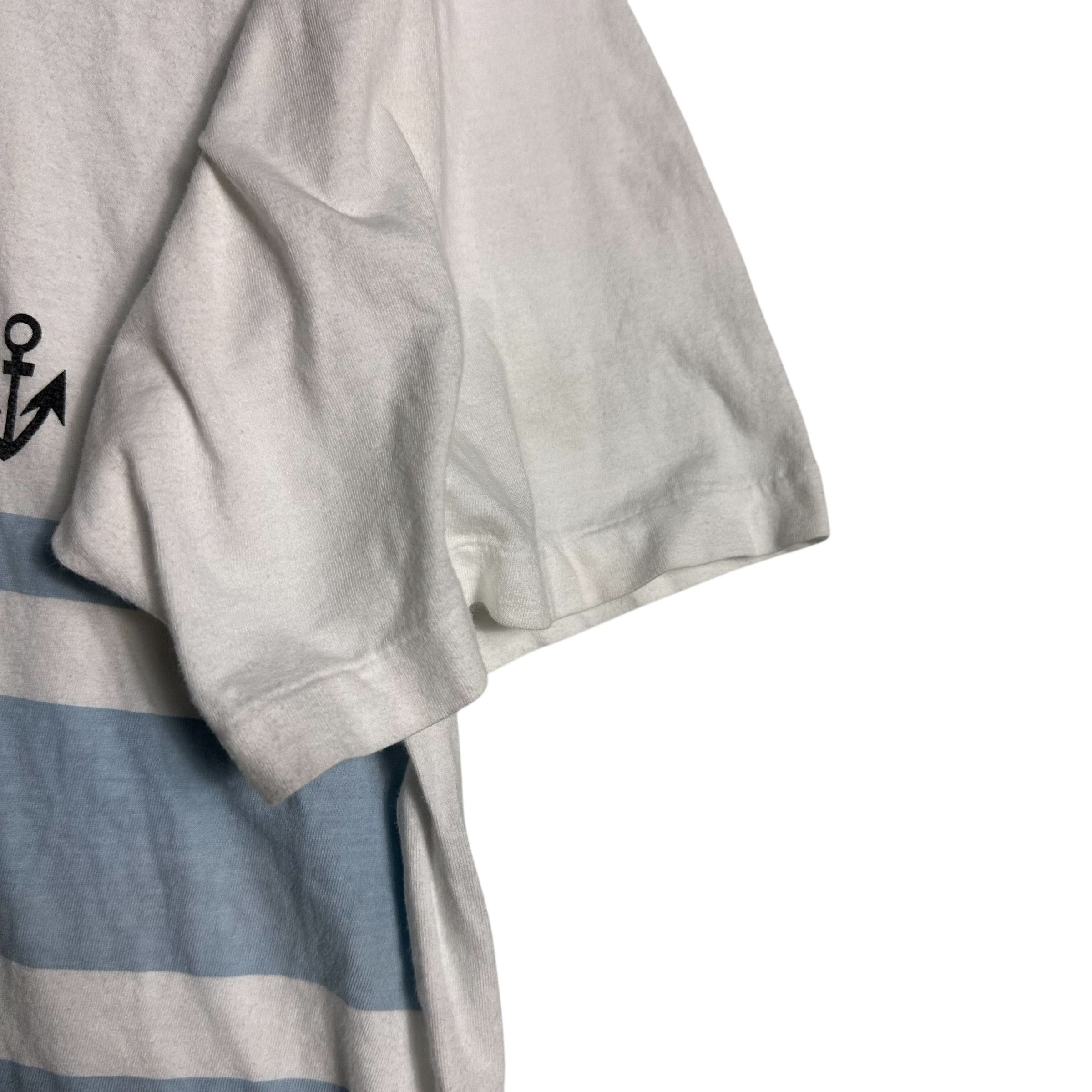 Gianni Valentino 🔥RARE🔥Vtg Gianni Valentino Stripes T-shirt Single Stich Size US L / EU 52-54 / 3 - 3 Thumbnail