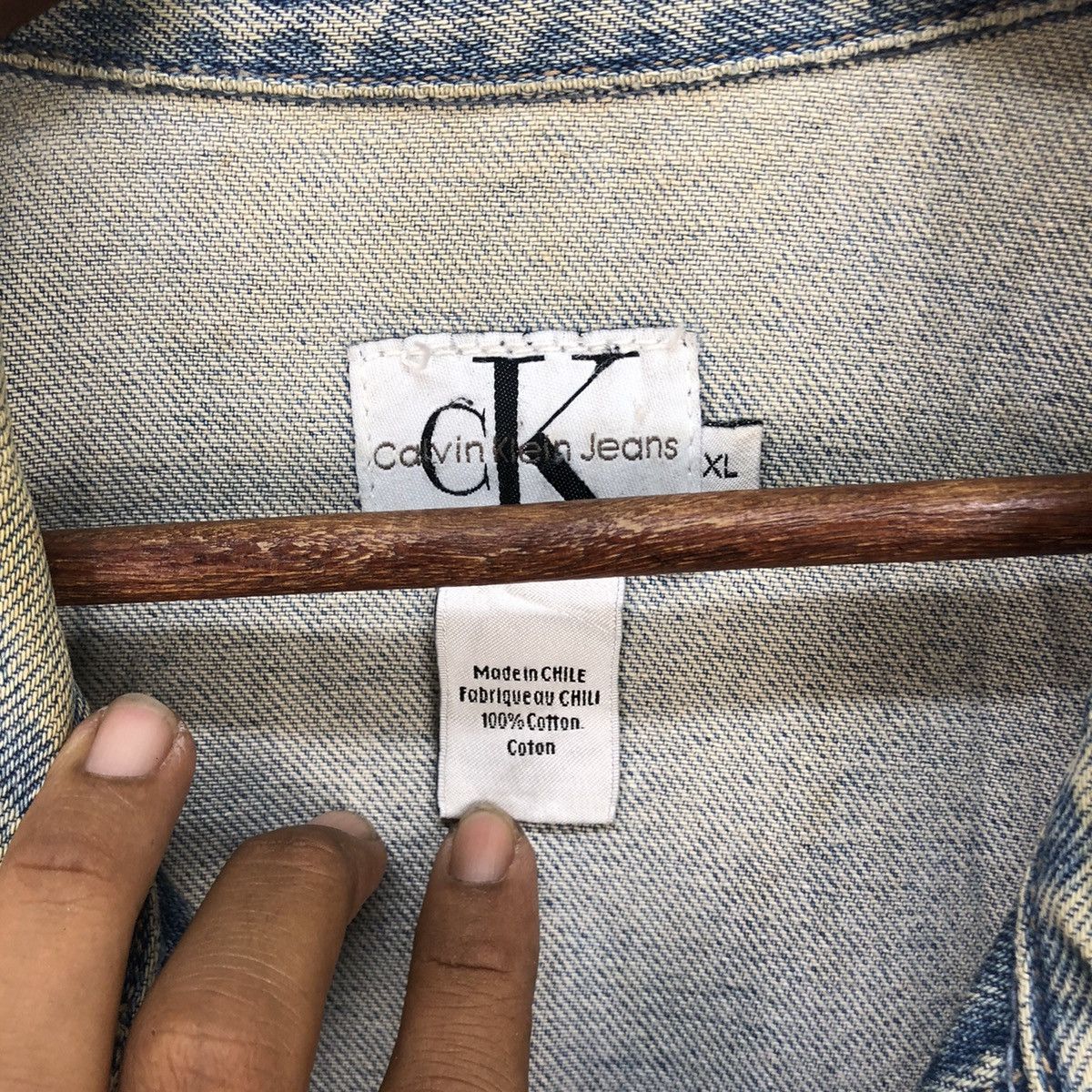 Calvin Klein Calvin Klein Denim Jacket Size US XL / EU 56 / 4 - 7 Thumbnail