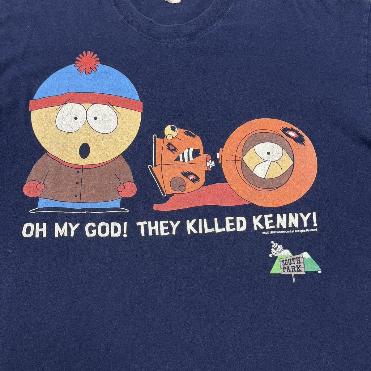 Cartoon Network × Vintage Vintage South Park 1998 They Killed Kenny T-Shirt Size XL Size US XL / EU 56 / 4 - 7 Thumbnail