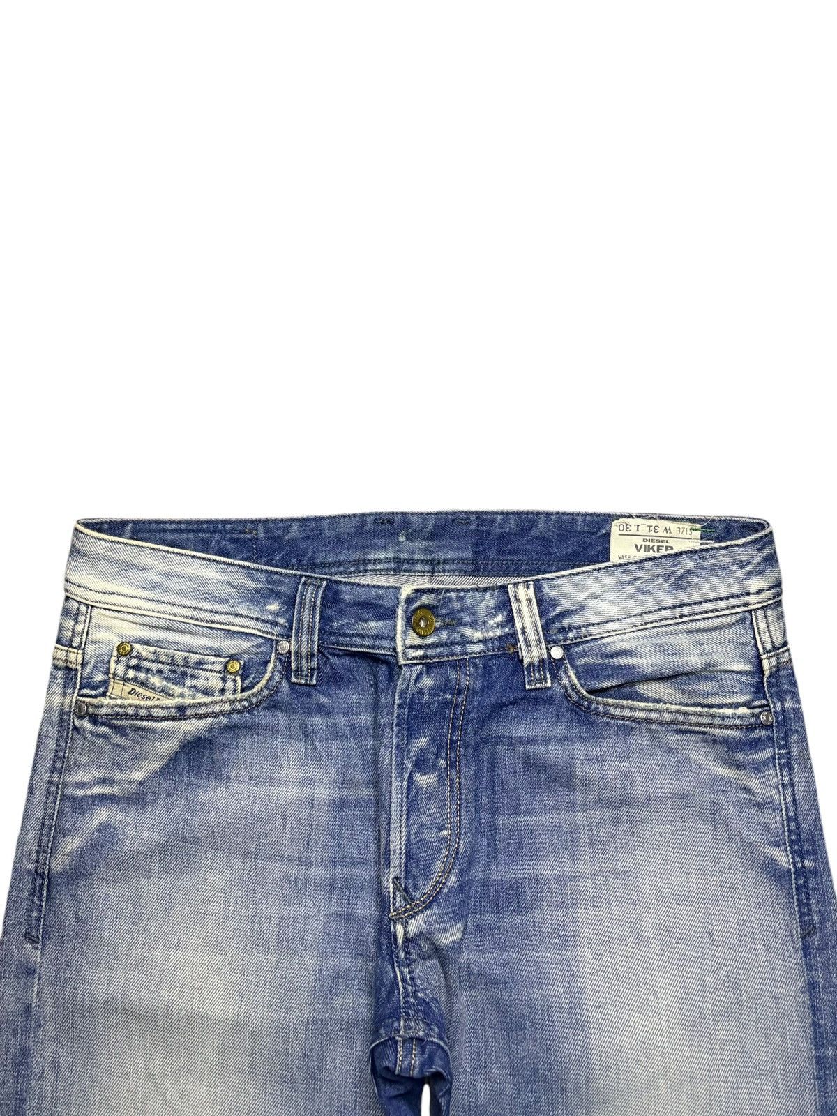 Diesel × Diesel Black Gold Vintage Diesel Viker Faded Wash Embroidered Baggy Jeans Size US 34 / EU 50 - 4 Thumbnail