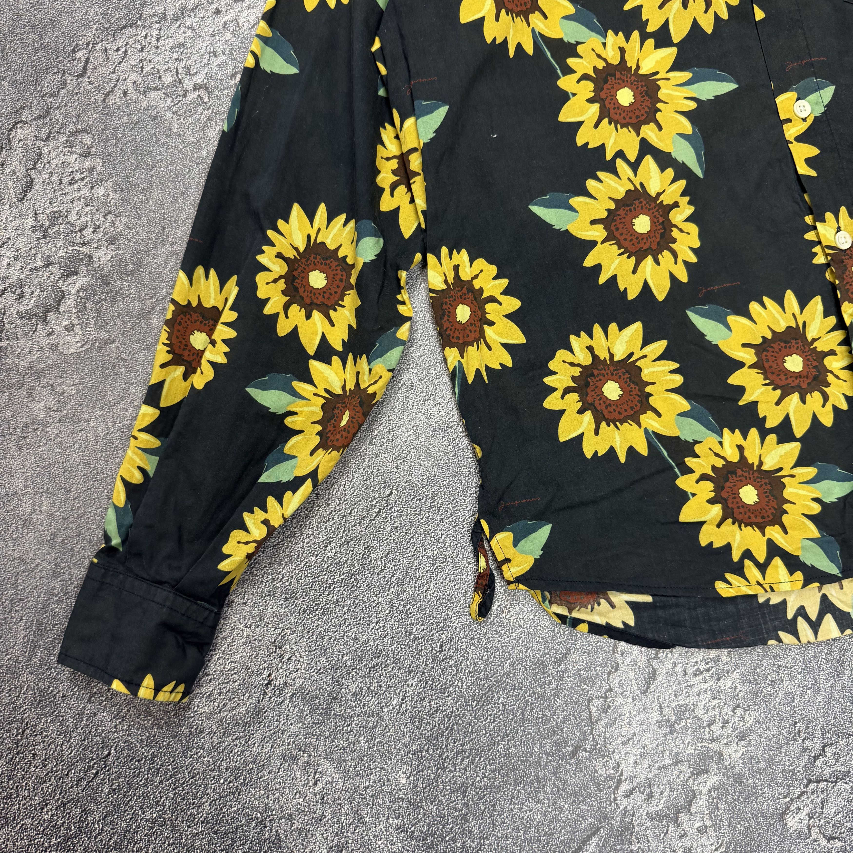 Jacquemus Jacquemus Le Gadjo Floral Shirt Black Size 46 Size US S / EU 44-46 / 1 - 3 Thumbnail