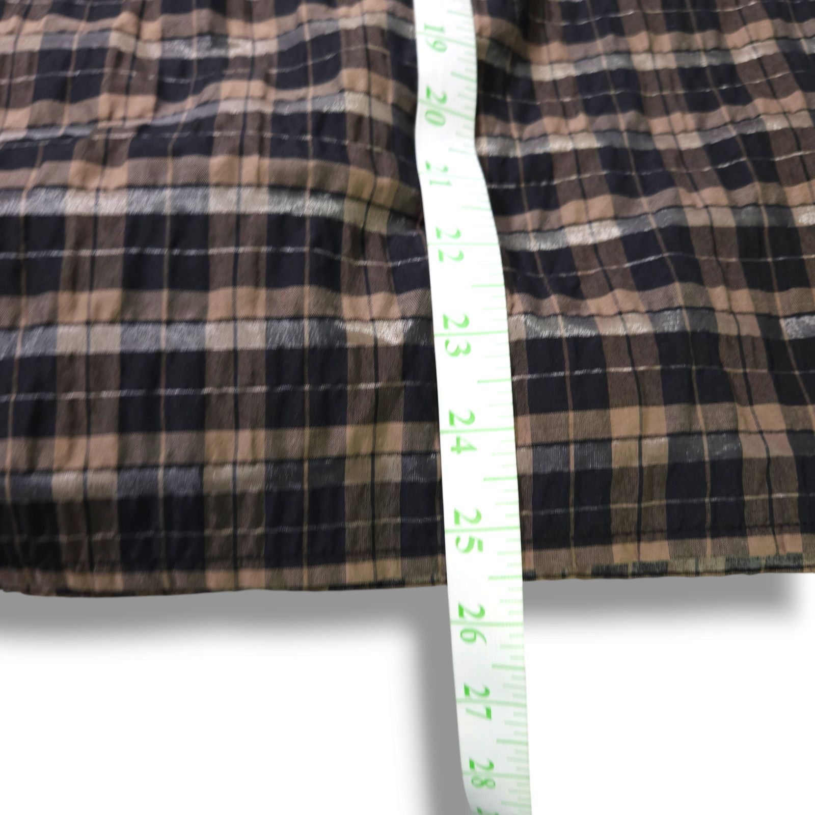 Barbour NWT Barbour Lorelie Plaid Popover Top Sz. 12 Praline Check Size XL / US 12-14 / IT 48-50 - 10 Thumbnail