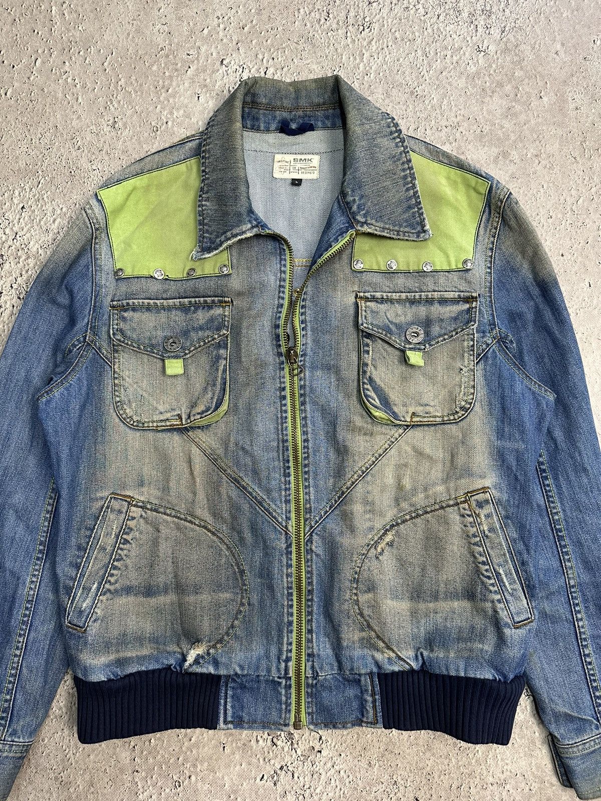 Diesel × Vintage Vintage Diesel Style Distressed Jacket Faded Racing Motor Size US L / EU 52-54 / 3 - 10 Thumbnail