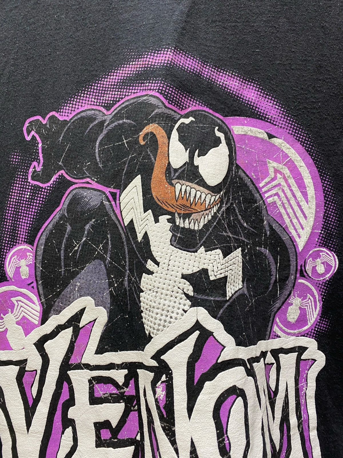 DC Comics × Marvel Comics Marvel Venom Graphic Big Logo T Shirt Size US L / EU 52-54 / 3 - 15 Thumbnail