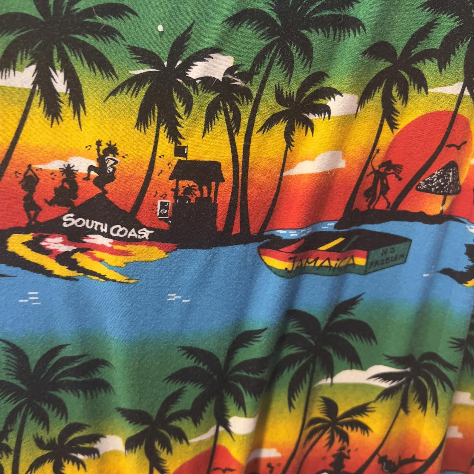 Other South Coast Tropical Print Casual Sleeveless Dress Size L / US 10 / IT 46 - 1 Thumbnail