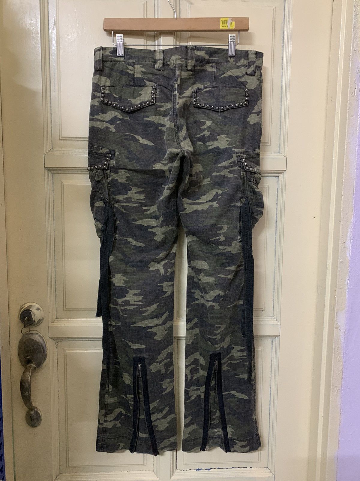 Vtg Japanese Buffalo Bobs Camo Stud Cargo pant
