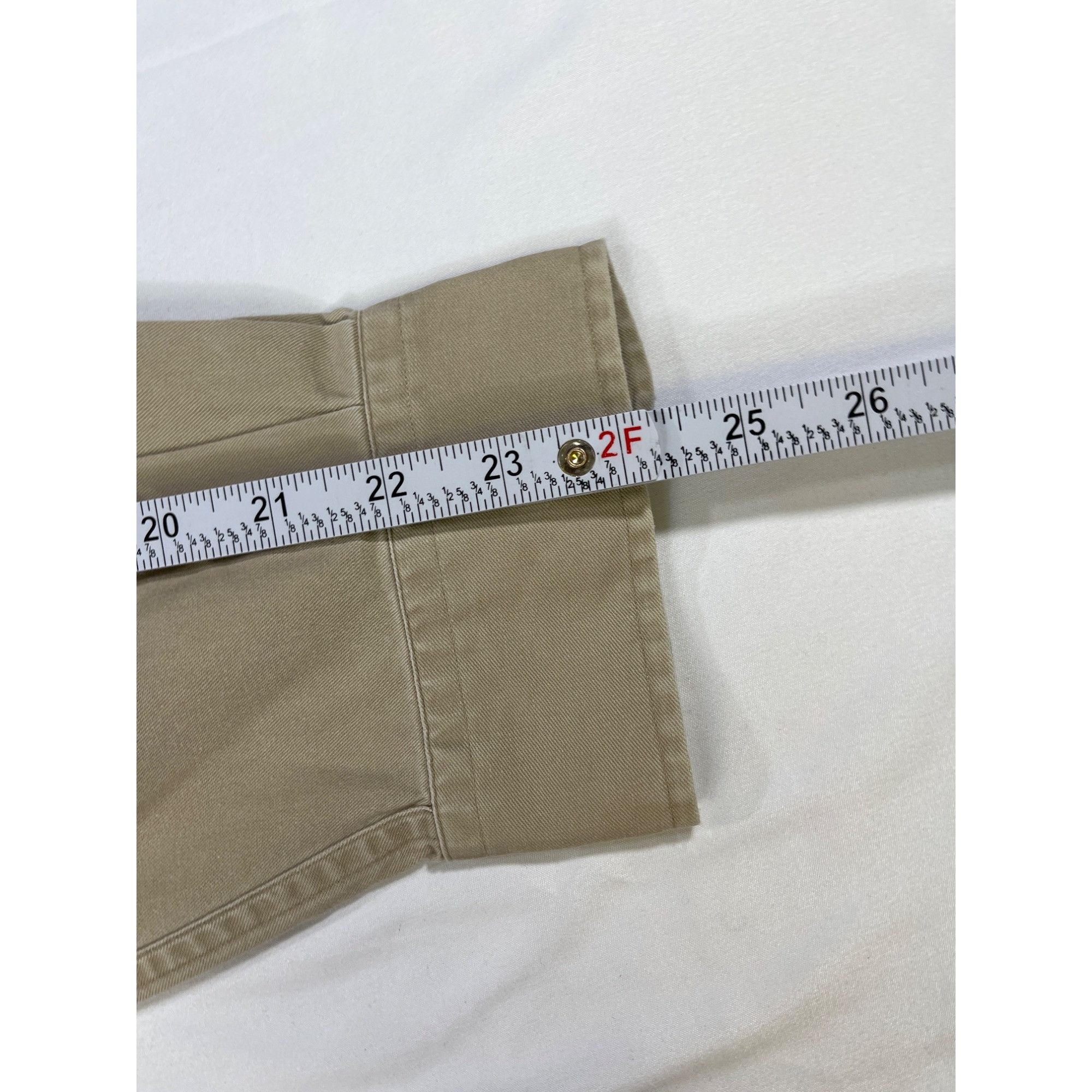 Ralph Lauren Ralph Lauren SKU 7778 Mens Classic Beige Button Down Long Sl Size US XL / EU 56 / 4 - 8 Thumbnail