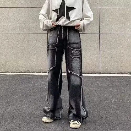 Japanese Brand × Jean Baggy Embroidered Denim Jeans Size US 32 / EU 48 - 1 Thumbnail