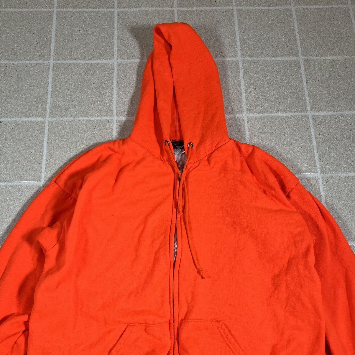 Vintage Vtg Ace Sportswear Thermal Lined Zip Up Hoodie Made in USA Size US XL / EU 56 / 4 - 2 Thumbnail