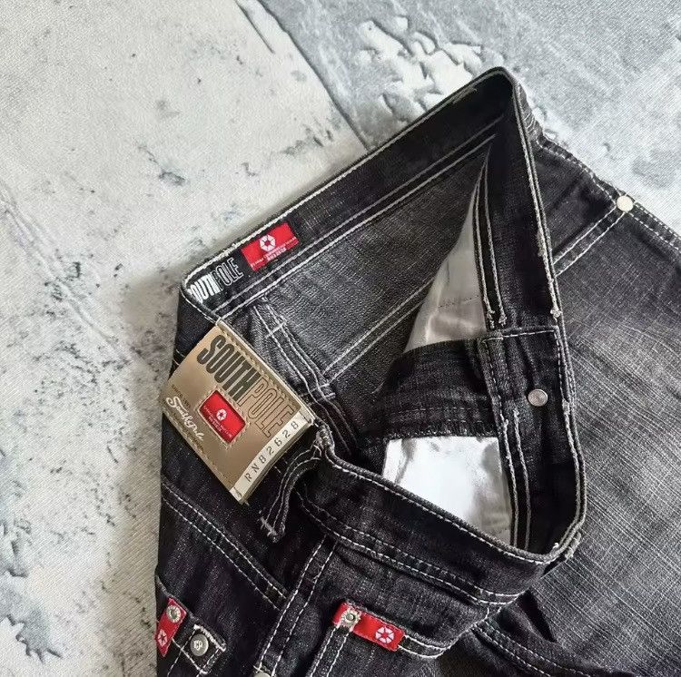 Other Vintage Black Denim Maxi Skirt 🖤 Size 29" - 4 Thumbnail
