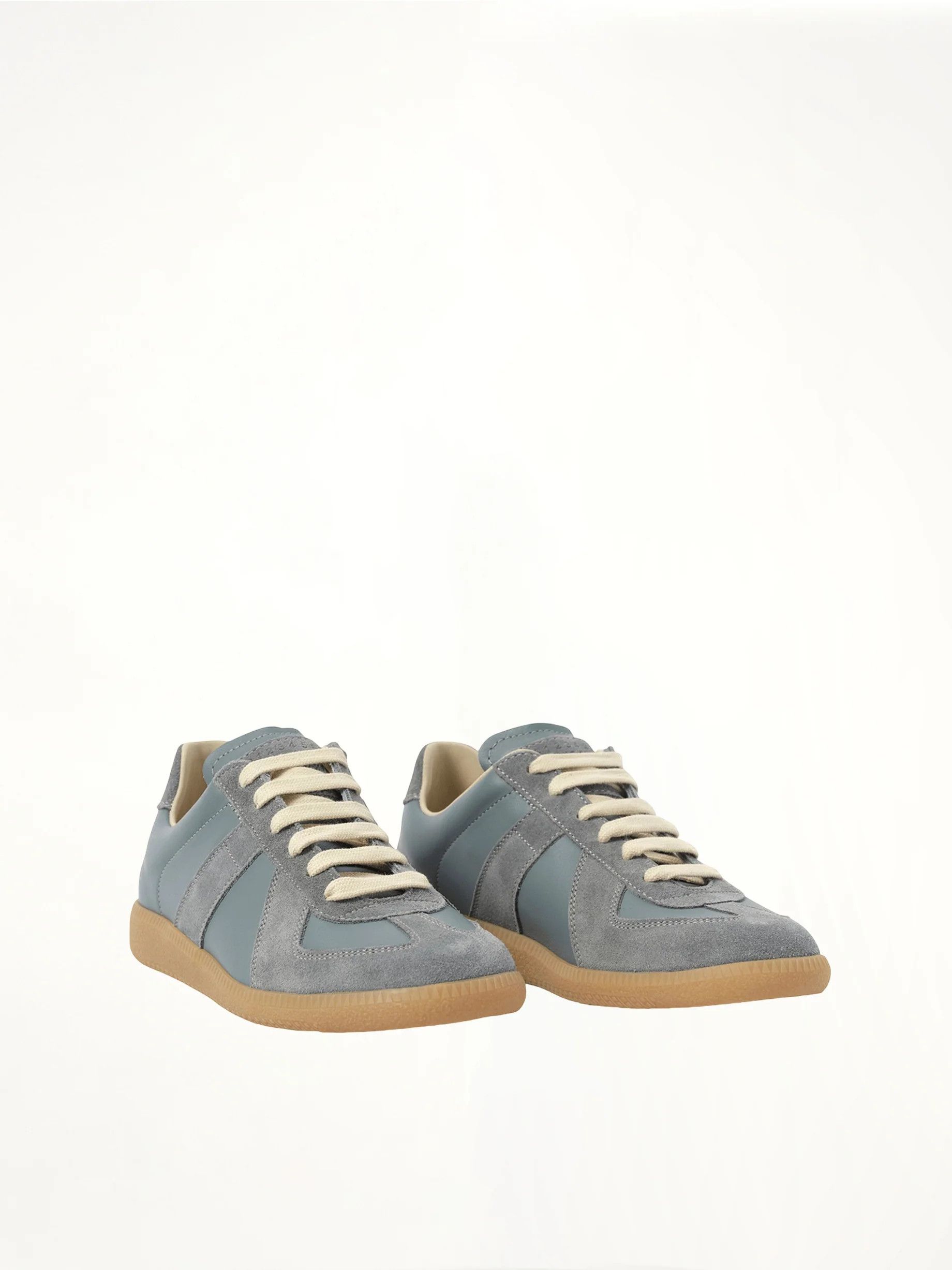 Maison Margiela o1w1db11225 Replica Low-Top Sneakers in Cloud Size US 8 / IT 38 - 2 Thumbnail