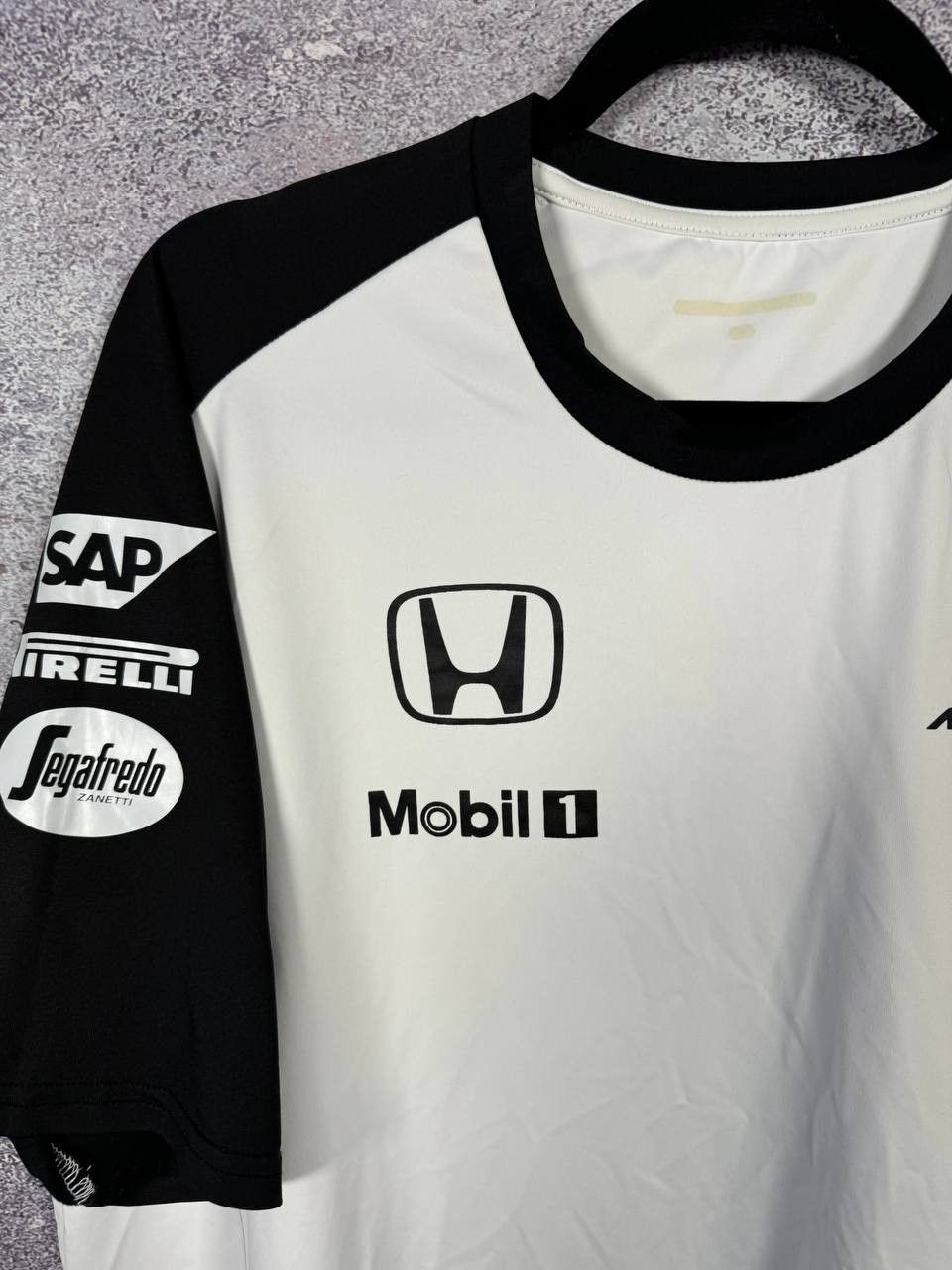 Formula 1 × Honda × Malcolm McLaren McLaren Racing Team Honda F-1 Formula 1 Jersey White XL size Size US XL / EU 56 / 4 - 6 Thumbnail